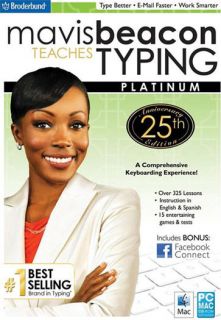 Mavis Beacon Teaches Typing Platinum   25th Anniversary Edition; Win 