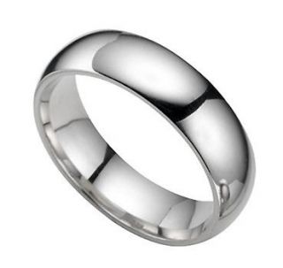 Tungsten Carbide Ring 6MM Elegant Men Classic Dome Ring Wedding Band 