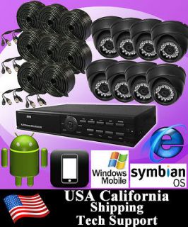   Home Video Surveillance CCTV DVR Security System + 8 color Camera