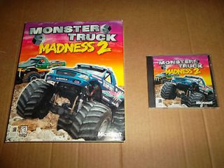 Monster Truck Madness 2 COMPLETE Vintage Large Big Box PC Game 