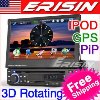 ES818US 7 1 Din In Dash Car DVD Player TV GPS IPOD Bluetooth 