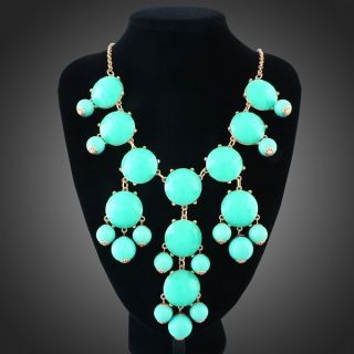 turquoise necklace gold in Fashion Jewelry