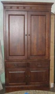   House Wood Entertainment Center Wall Unit Furniture Free Ship