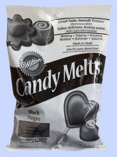 Wilton Black Candy Melts Wafers 10 oz Vanilla Flavored