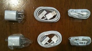   AND APPLE IPHONE BUNDLE PACK, WALL CHARGER, USB CABLE, MIC HEADPHONES