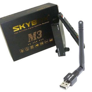   M3 1080PI Full High Definition PVR FTA + USB WIFI Antenna US Storage