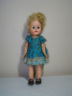 1950s Walking Doll 9 Inches Tall Original Clothes