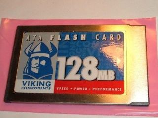 Viking 128Mb PCMCIA ATA Flash Memory Card VK128ABMS431 CS01