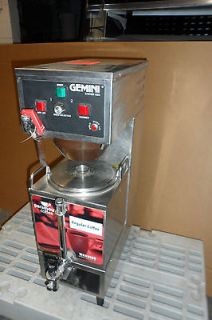 HEAVY DUTY COMMERCIAL  GEMINI COUNTER TOP COFFEE BREWER CURTIS 
