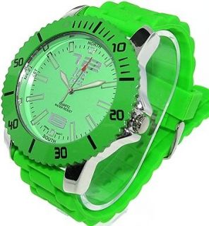 Lime Green Silicone Strap Ice Nation Men Watch IN25AG, Ships Free in 