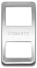 Switch trim rocker Webasto stainless steel for Western Star