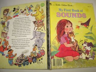 Little Golden Book MY FIRST BOOK OF SOUNDS #205 54 hc