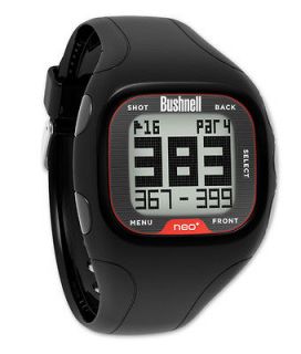   Rebate Bushnell Neo+ GPS Golf Rangefinder Watch Black 368300 Preloaded
