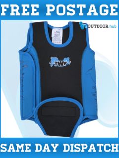 TWF BABY SWIMMING WRAP WETSUIT 0 12 MONTHS BLUE DOLPHIN FOR BEACH POOL
