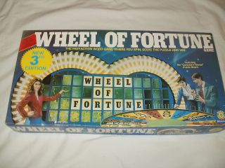 Vintage Board Game 1985 Wheel of Fortune 3rd Edition Pressman