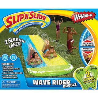   Slip N Slide Wave Rider Double   2 Lane and Bonus 2 Slide Boogies