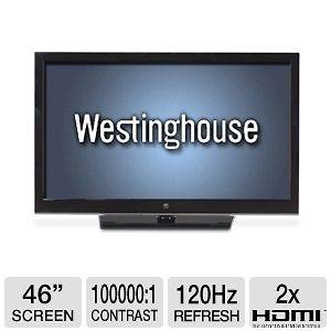 Westinghouse 46 LD 4655VX 1080P 120Hz 100,0001 LED LCD HDTV Grade C 