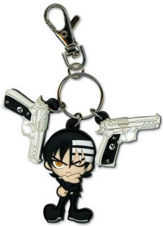 Soul Eater Death the Kid w/ Guns Key Chain Anime MINT
