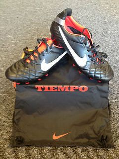 Nike Tiempo Legend IV FG Black/White/Re​d New Authentic Soccer Cleat 