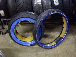 VEE RUBBER WIDE WHITE WALL TIRES 200/60 16 REAR 130/50 23 FRONT