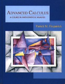 Advanced Calculus  A Course in Mathemat