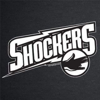 TEAM Shocker jersey kickball pimp softball T Shirt BLACK Team L One 