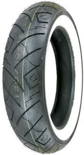 SHINKO 777 White Wall 100/90 19 Front Motorcycle Tire NEW, 87 4195
