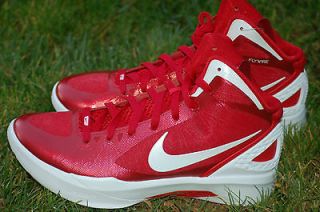   Zoom Hyperdunk 2011 TB Team Womens Basketball Shoes New Red White