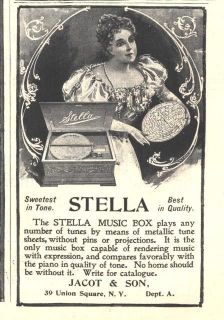 1897 ad d stella music box sweetest tone