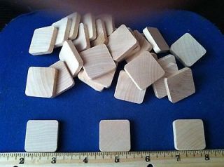 500   1  Square Wooden Scrabble Tiles/Crafts/Wood Pieces/Unfinished