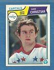1983 84 O PEE CHEE Dave Christian # 367 Capitals OPC 83 84 NrMt MT