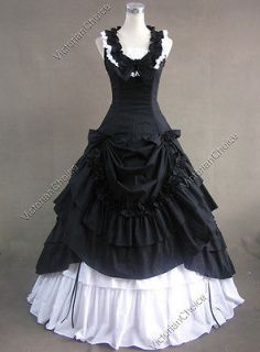 Civil War Southern Belle Lolita Ball Gown Dress Reenactment 081 M