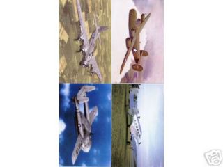 35 World War 2 WW II Planes Bombers Postcards Set