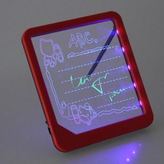 DIY Message Board LED Painting Writing Panel Tablet with Fluorescent 