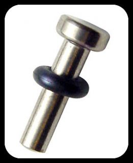 Titanium **SEPTUM PLUG** keeper/ retainer   Choose Size 1.6mm OR 2.4mm