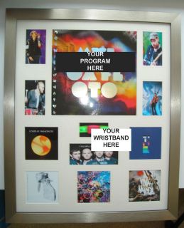 Coldplay Flashing Wristband (REACTIVATED) and Tour program Montage 