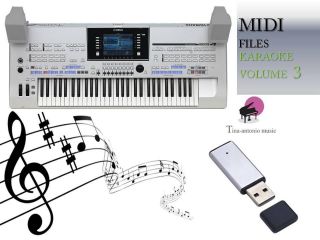 MIDI File Karaoke USB stick for Tyros 4 Volume 3 NEW