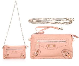 San&marino Leather Clutch Handbag Wristlet Bag Designer Inspired Bag 