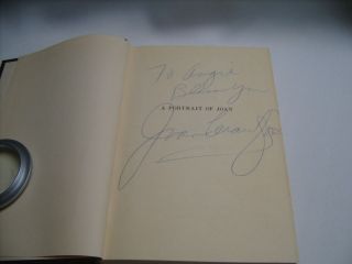 JOAN CRAWFORD AUTOBIOGRAPHY WITH ORIGINAL AUTOGRAPH