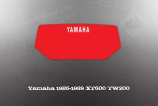 YAMAHA XT600 TW200 FRONT HEADLIGHT SHROUD DECAL GRAPHIC