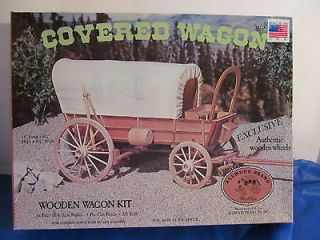   Brand Wood Kit No. 5014 The Covered Wagon New In The Original Box