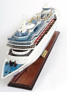   OF THE SEAS CRUISE SHIP MODEL BOAT WOODEN NEW NOT A KIT HAND MADE