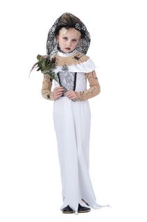 ZOMBIE BRIDE CHILD FANCY DRESS COSTUME ALL AGES