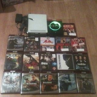 Xbox 360 Hd Dvd Player W/OG Mini Media Remote And 17 Mint Movies 
