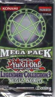 YuGiOh Legendary Collection 3 Mega booster PACK RARE CARDS 