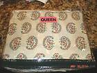Ralph Lauren Antigua Paisley Queen Flat Sheet/Fabric ~ NIP