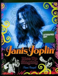 Janis Joplin new biography signed by author Ann Angel