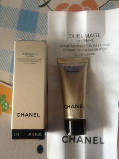 New In Box  Chanel Sublimage La Creme Skin Regeneration 5 ML / 0.17 