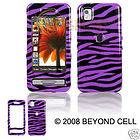 STRAIGHT TALK SAMSUNG R810C FINESSE RUBBER PURPLE ZEBRA