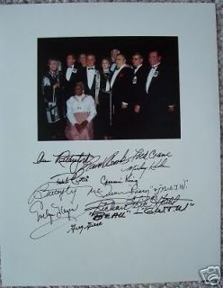 GONE WITH THE WIND   50th ANNIVERSARY CAST MEMBERS PHOTO   W/RE PRINT 